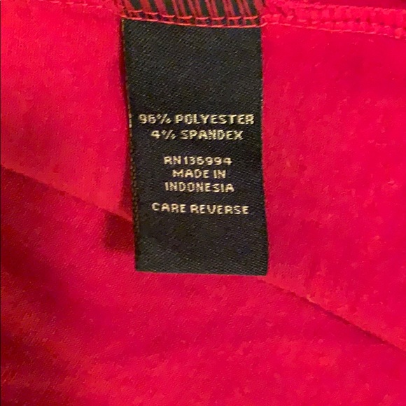 Milano Red Ruffled Front Long-Sleeved Top NWT - Picture 8 of 8